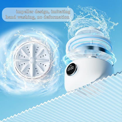 Rechargeable Small Underwear Sock Washer For Travel Home