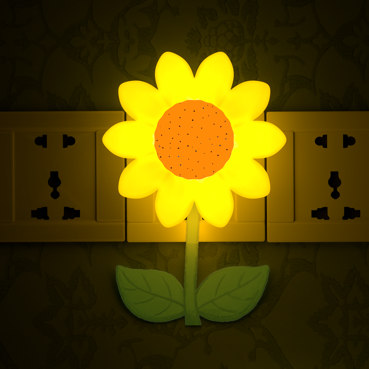 Colorful Life 210 Sunflower Warm Light Night Light, Nursing Light with Voice Control