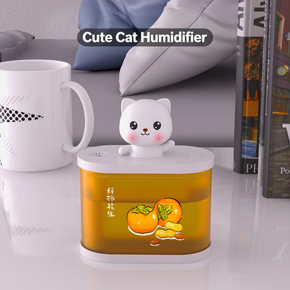 Colorful Life D15Cute Cat Humidifier USB Rechargeable Bedroom Bedside Lamp Warm Atmosphere Lamp Sleeping Night Light