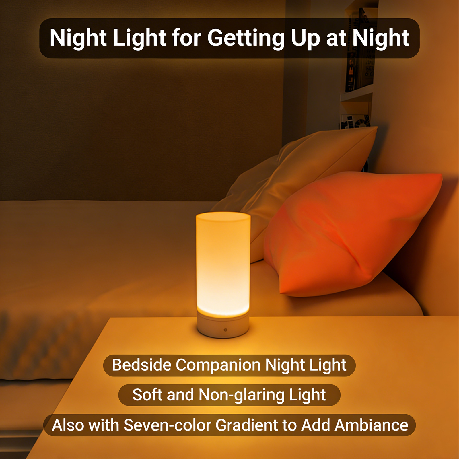 Colorful Life D10B Night Light Bedroom Bedside Lamp Birthday Gift Atmosphere Light Sleeping Night Light