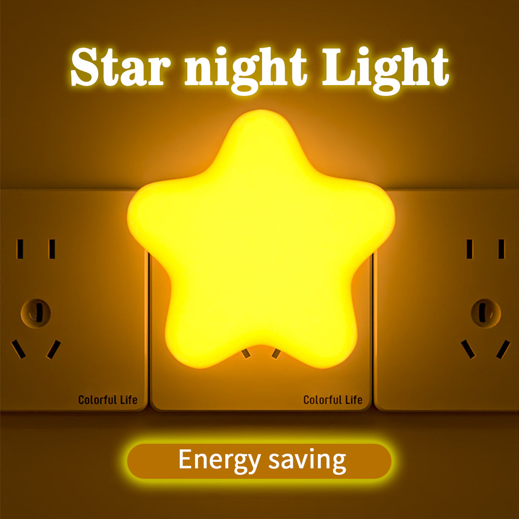 211Little Star Night Light Remote Control LED Bedside Lamp for Dormitory Bedroom Creative Night Light for Breastfeeding and Eye Protection