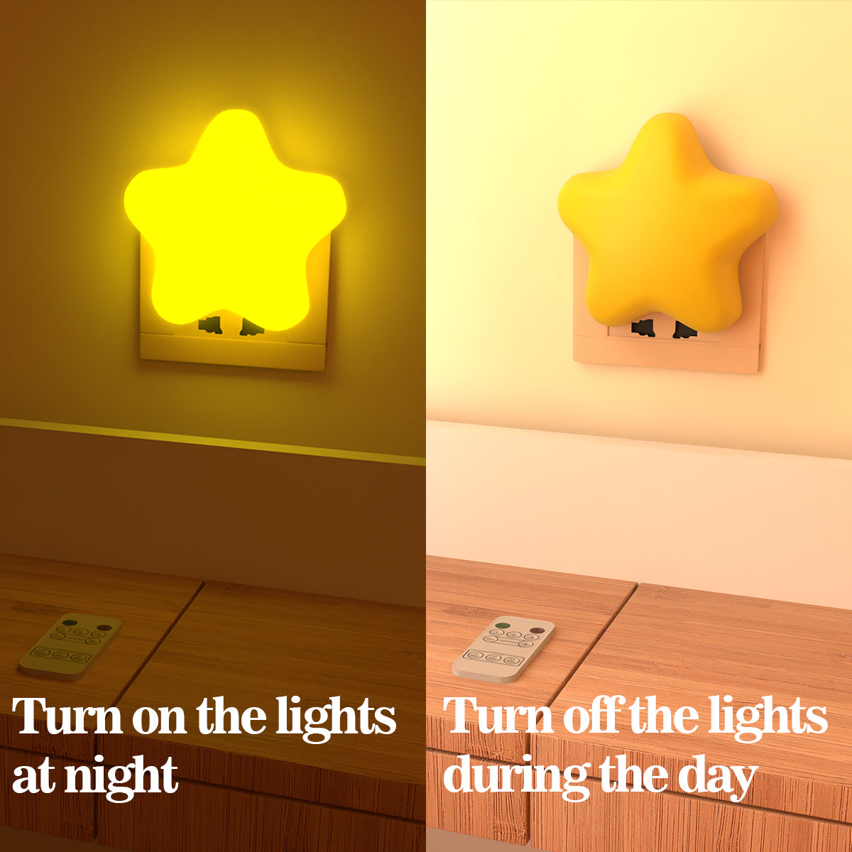 211Little Star Night Light Remote Control LED Bedside Lamp for Dormitory Bedroom Creative Night Light for Breastfeeding and Eye Protection