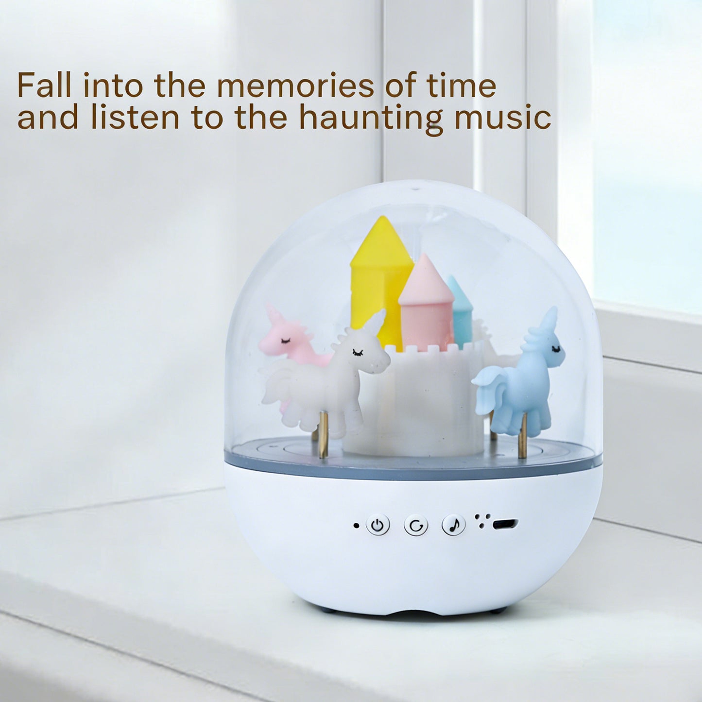 Colorful Life182Carousel Lamp Colorful Lamp Bedside Cartoon Cute Atmosphere Lamp Creative Gift Night Light