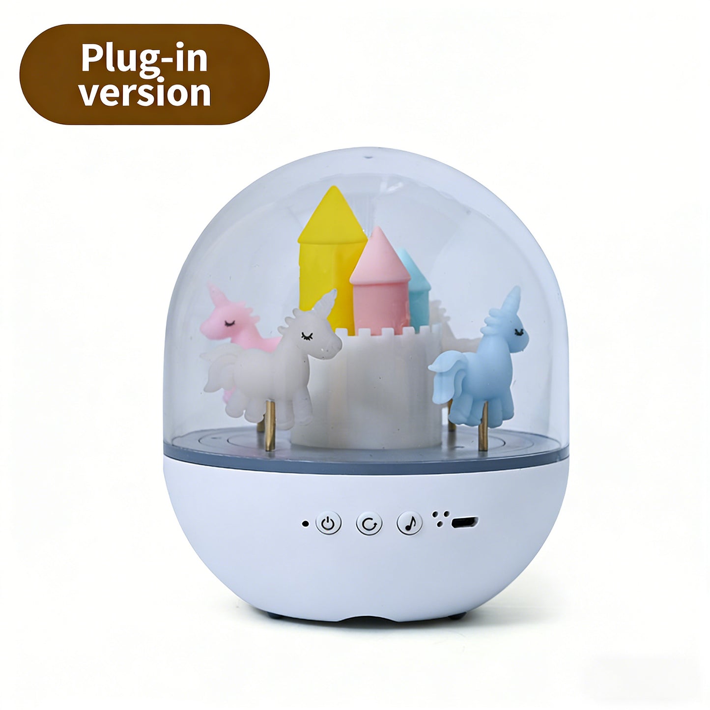Colorful Life182Carousel Lamp Colorful Lamp Bedside Cartoon Cute Atmosphere Lamp Creative Gift Night Light