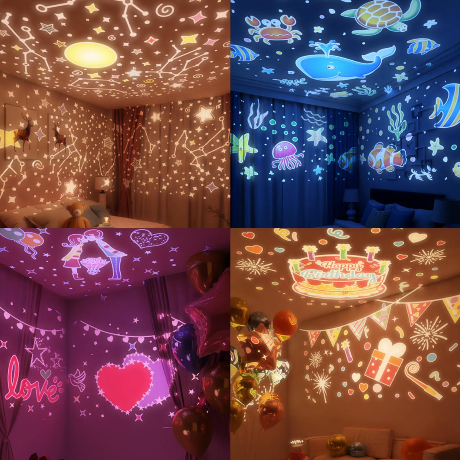 181 Starry Sky Night Light, a small bedroom desk lamp, a special gift for others