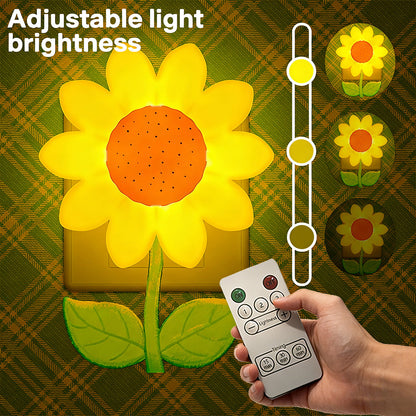 Colorful Life 210 Sunflower Warm Light Night Light, Nursing Light with Voice Control