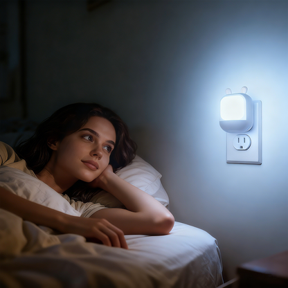 159 Cute Rabbit Night Light Energy-Saving Warm Light Living Room Desk Bedroom Bedside Lamp Makeup Table Essential Small Night Light